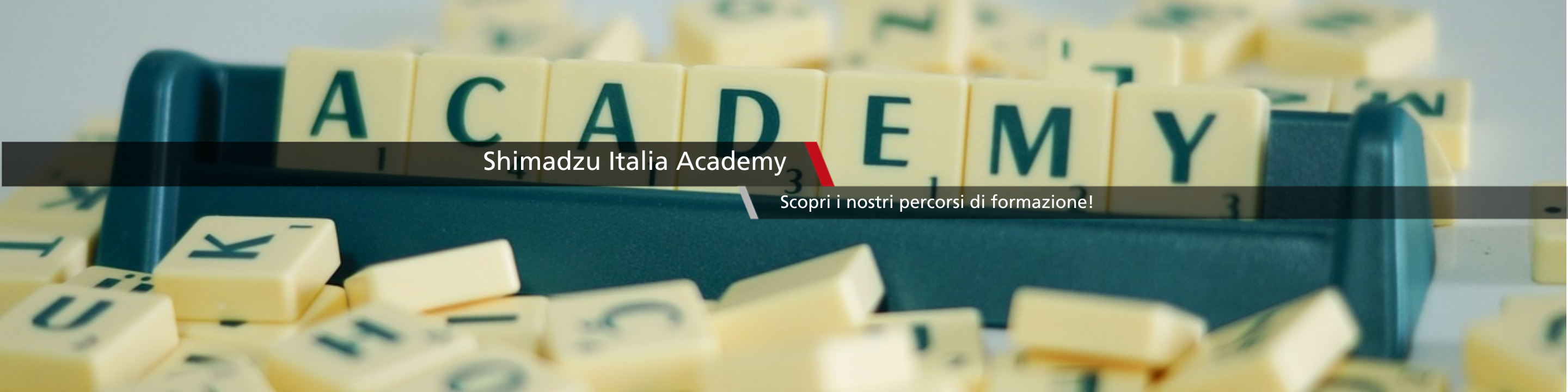 Shimadzu Italia Academy main banner